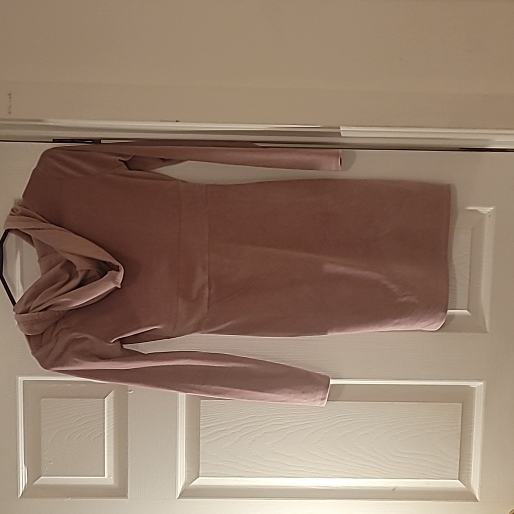 Velour Hooded Dress - Picture 3 of 3